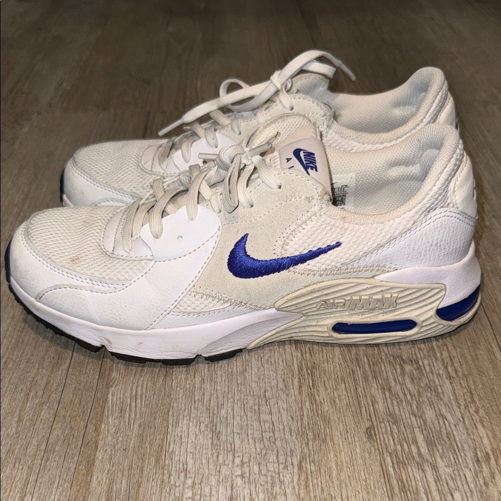 Nike gray,white and Blue Air Max Sneakers